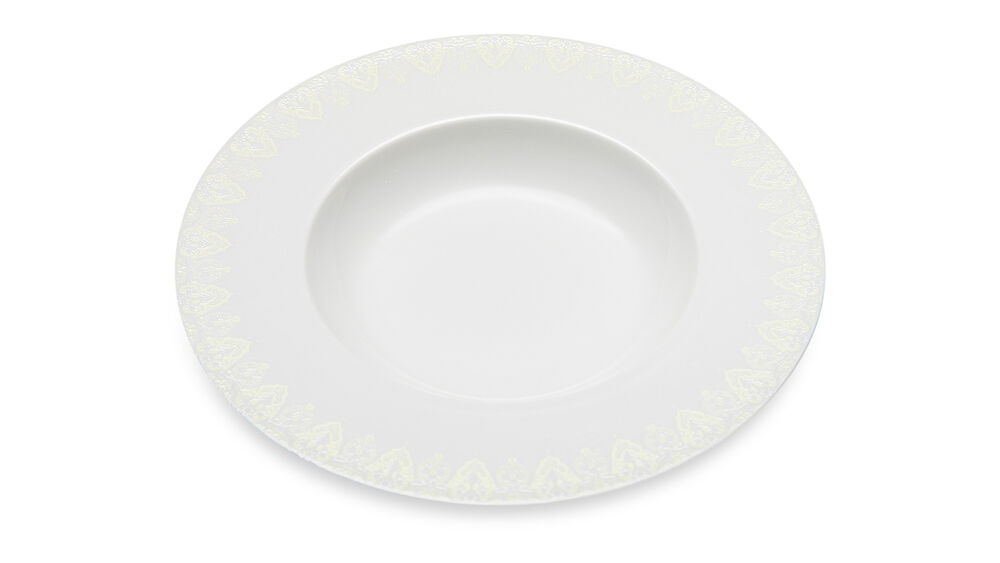 Тарелка суповая Narumi Аврора жемчуг 23 см - фото 3