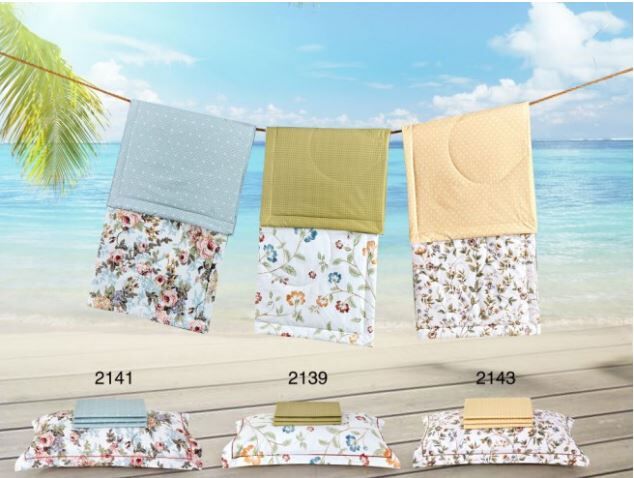 Комплект с летним одеялом из печатного сатина 160х220 см, простыня 180х245 см с навлочками 50х70-2 шт. - фото 6