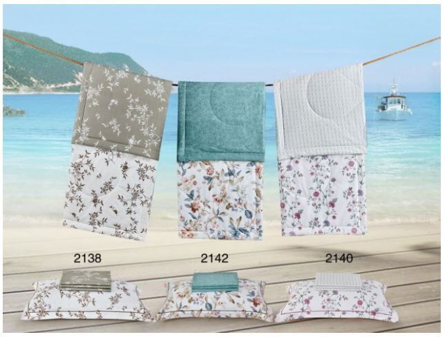 Комплект с 2 летними одеялами из печатного сатина 160х220 см-2 шт., простыня 240х260 см с навлочками 50х70-2 шт. - фото 3