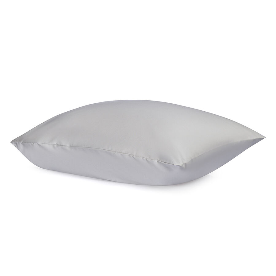Евро - Комплект постельного белья, 200х220 см из премиального сатина серого цвета , Tkano Essential - фото 8