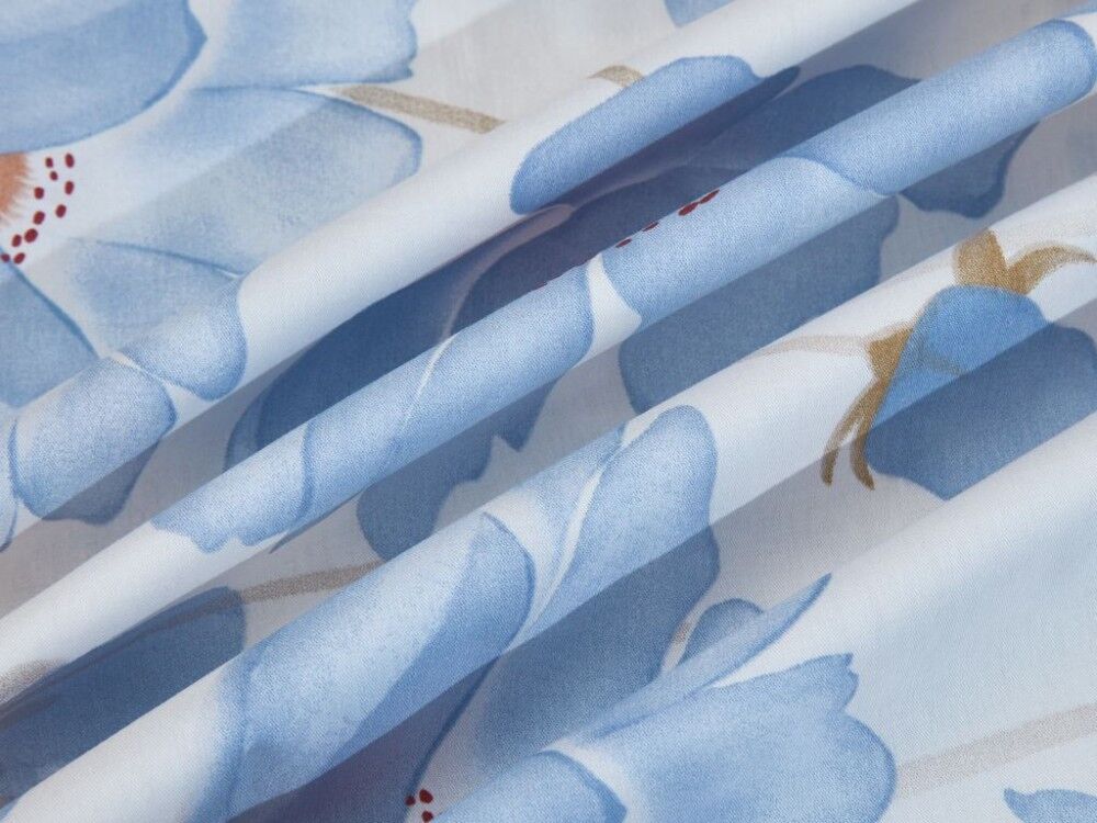 Комплект с ЛЕТНИМ одеялом из печатного сатина 200х220 см, простыня 240х260 см с навлочками 50х70-2 шт. - фото 3
