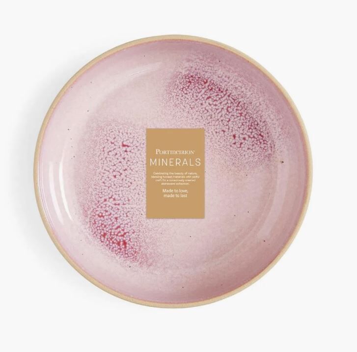 Тарелка для пасты 22 см Portmeirion Минералы Розовый кварц, керамика - фото 6