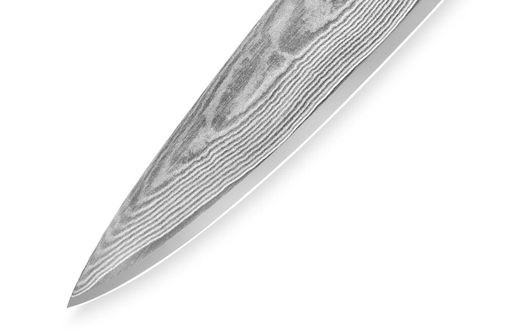 Нож кухонный "Samura DAMASCUS" для нарезки 230 мм, G-10, дамаск 67 слоев - фото 4