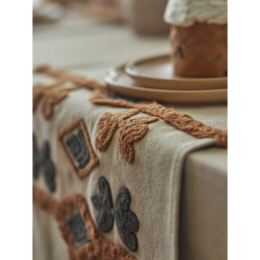 Дорожка на стол с вышивкой Abstract play из коллекции Ethnic, 45х150 см - фото 5