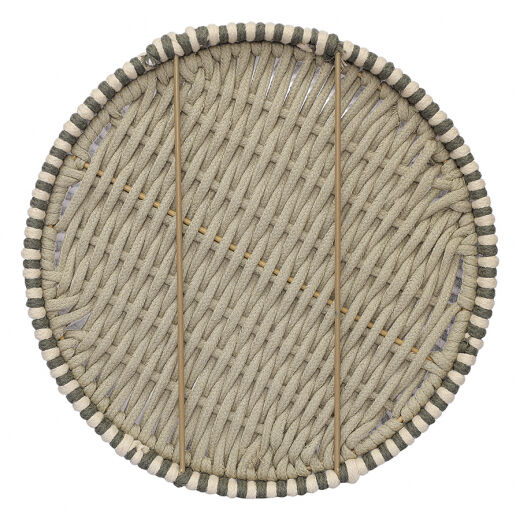 Корзина плетеная Dholak Grey из коллекции Ethnic, размер M - фото 6