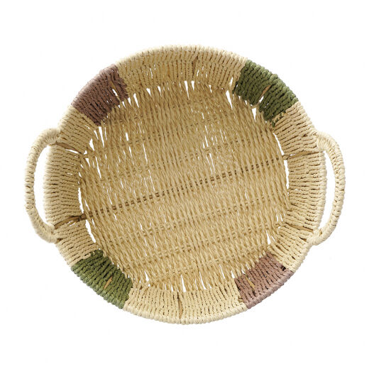 Корзина плетеная круглая Bodhran Nature из коллекции Ethnic, размер S - фото 3