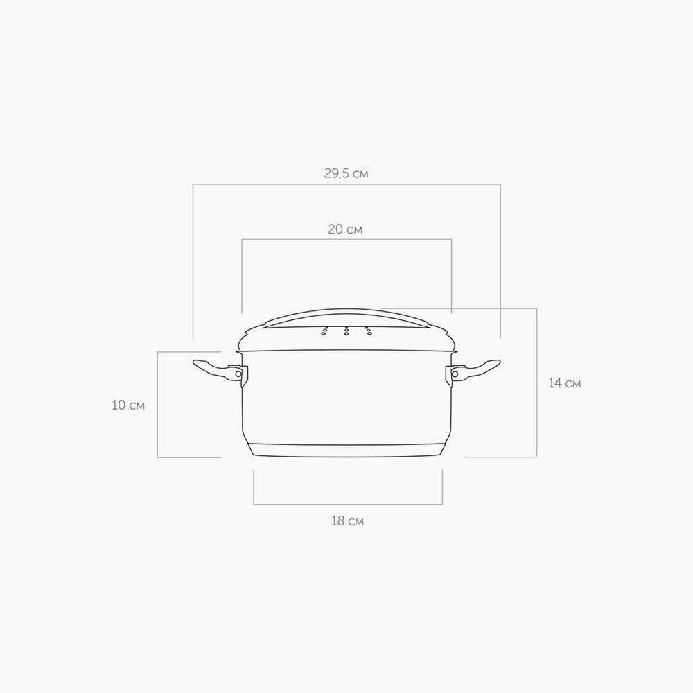 Кастрюля со стеклянной крышкой, 20 см/3 л, NADOBA, серия TESLA - фото 3