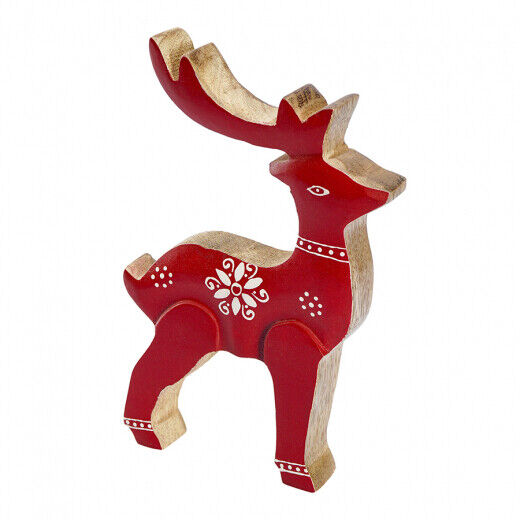 Декор новогодний Reindeer Rudolph из коллекции New Year Essential, 20 см - фото 2