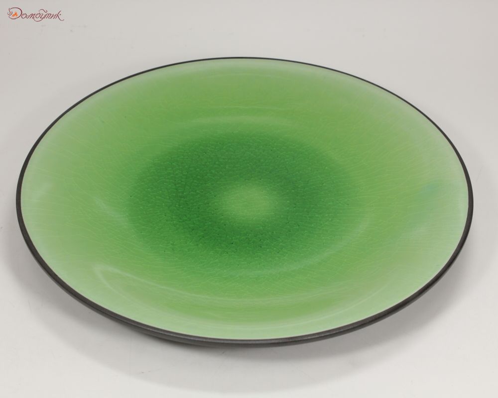 Тарелка "Зелёное стекло" 28 см - фото 2