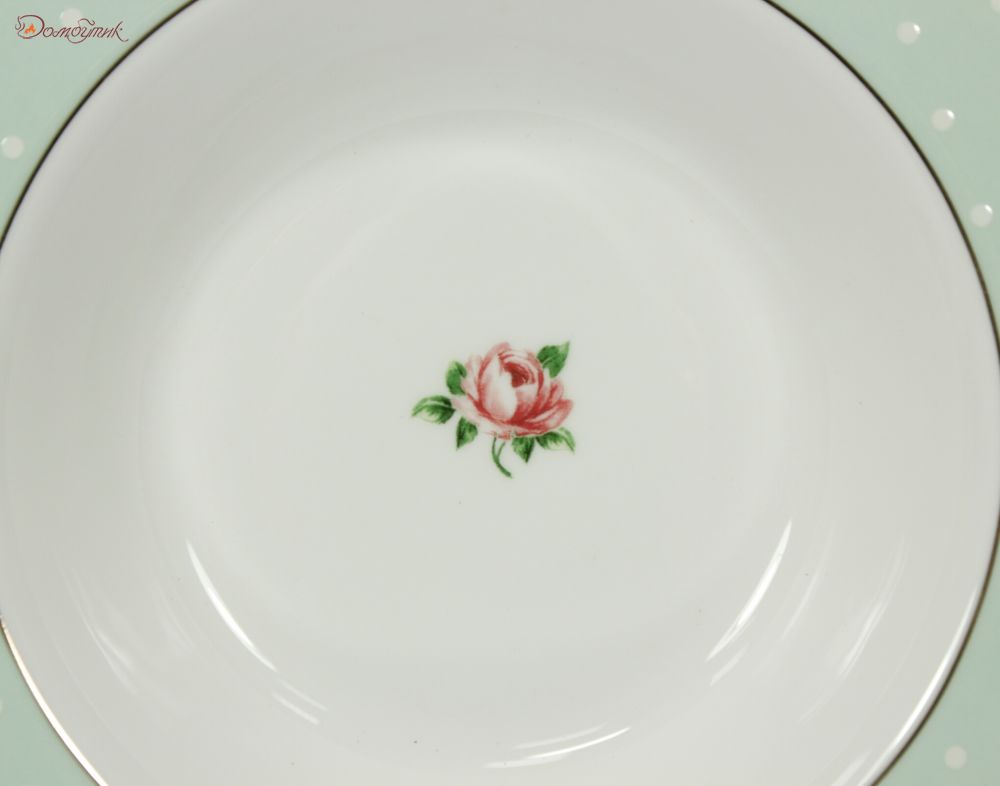 Тарелка суповая "Полька роз" 24 см - фото 5
