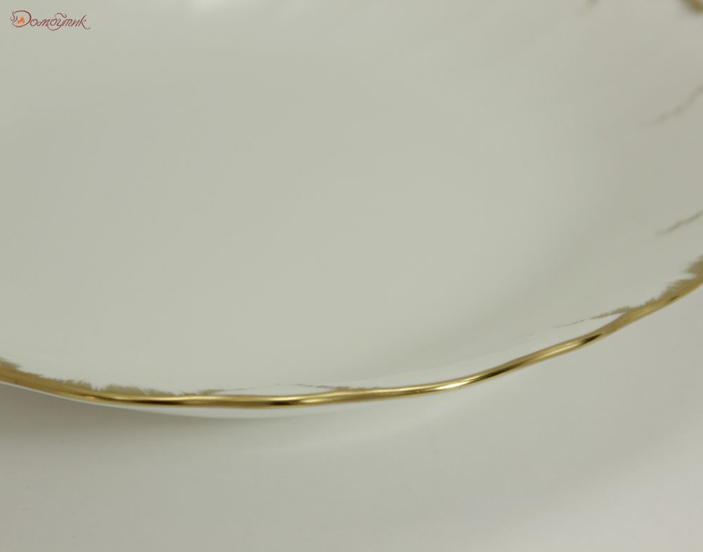 Набор суповых тарелок "Белый с золотом" 20 см, 6 шт. - фото 6