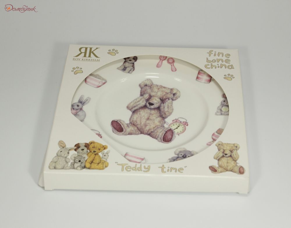 Тарелка "Teddy Time" для девочки 20 см - фото 5