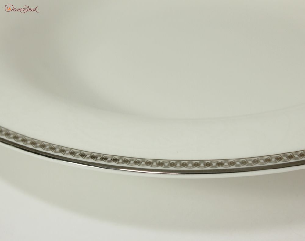 Тарелка суповая "Серебряная вышивка" 24 см - фото 5