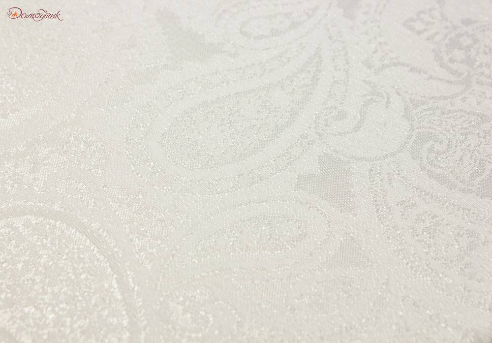 Скатерть овальная "Снежные узоры" 150х180 см, водоотталкивающая - фото 2