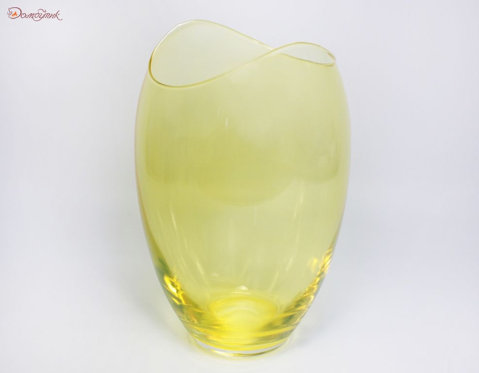 Ваза "Гондола" 25,5 см (желтая) - фото 5