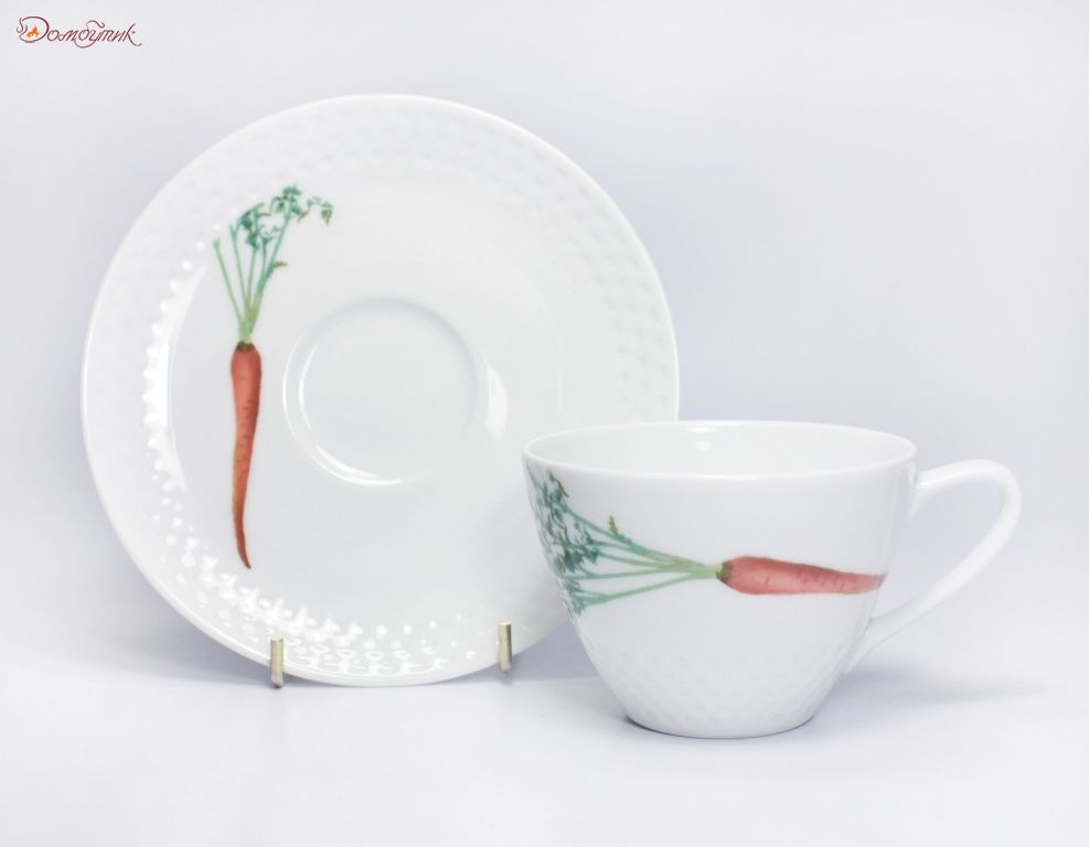 Чашка чайная Noritake "Овощной букет.Морковка" 210мл - фото 4