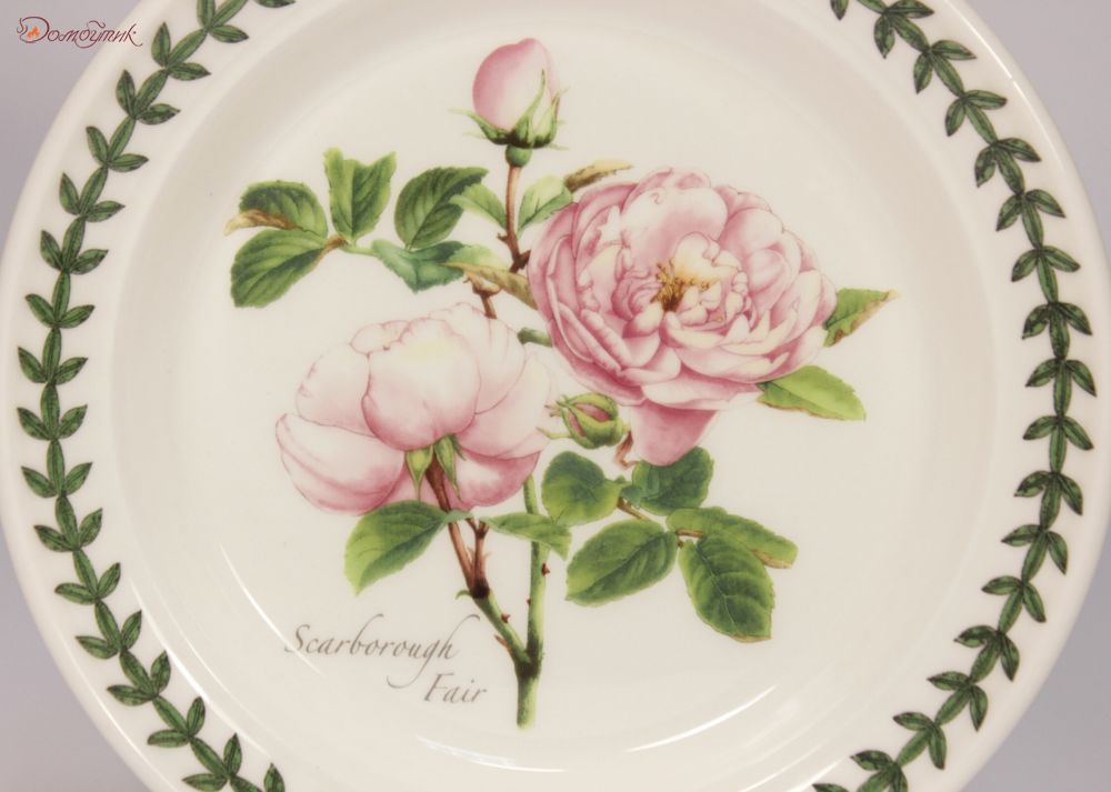 Тарелка десертная "Ботанический сад. Розы. Scarborough Fair" 18,5 см - фото 2