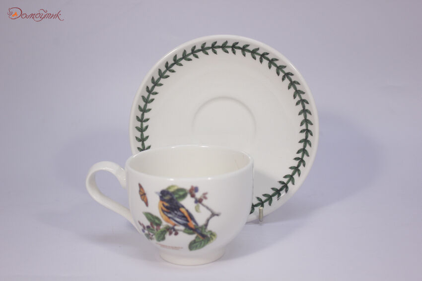 Чашка чайная с блюдцем Portmeirion Ботанический сад.Птицы.Иволга 200 мл - фото 3