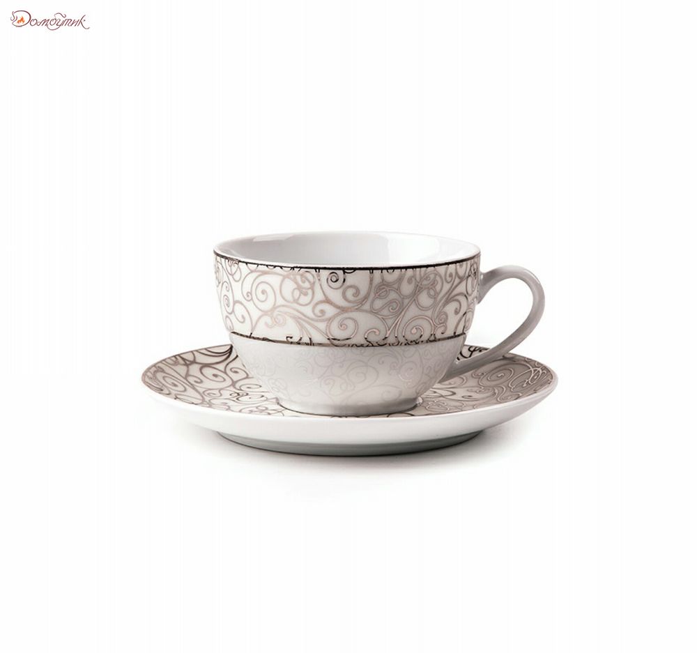 Сервиз чайный на 6 персон "Oriental platine" (15 предметов) - фото 3