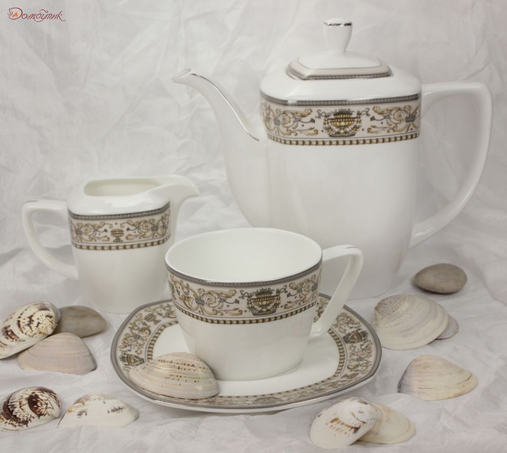 Чайный сервиз на 6 персон "Флоренция" (15 предметов) - фото 2