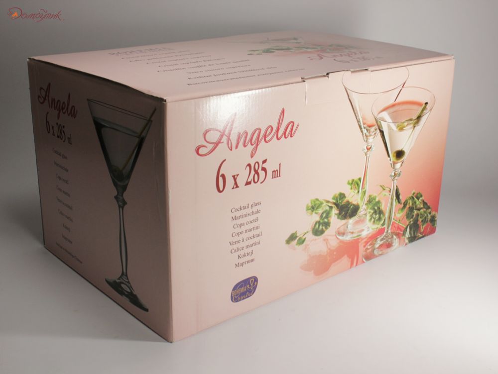 Бокалы для мартини "Анжела" 250 мл, 6 шт. - фото 7