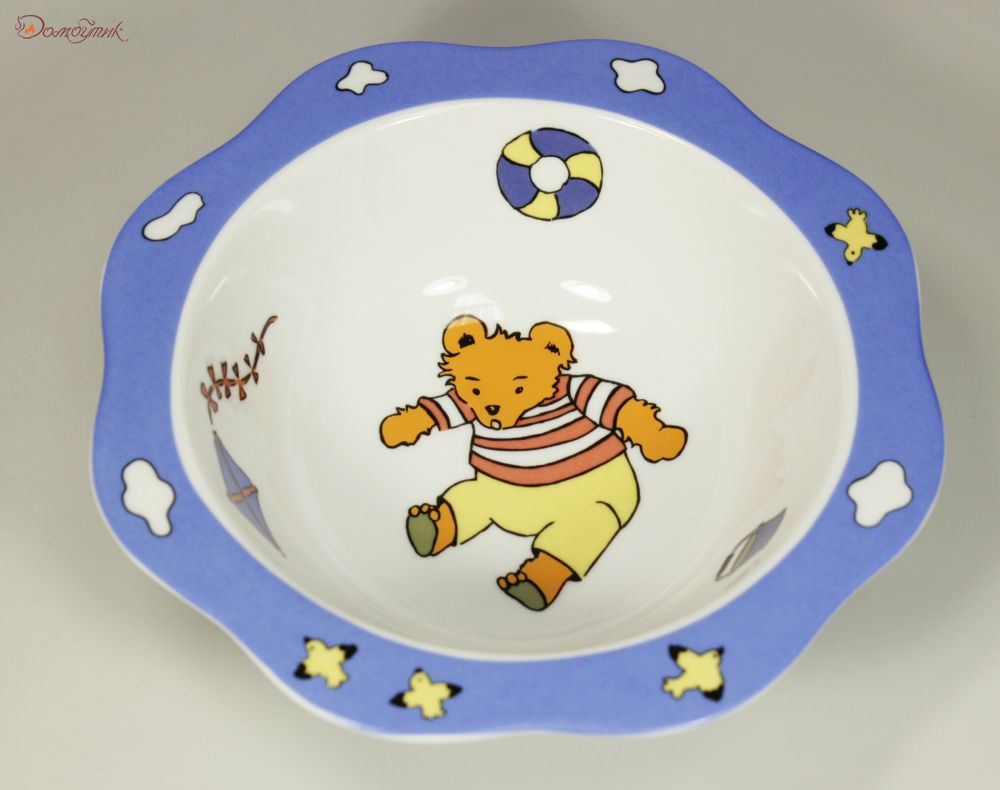Детский набор посуды "Мишка-моряк" (4 предмета) - фото 4