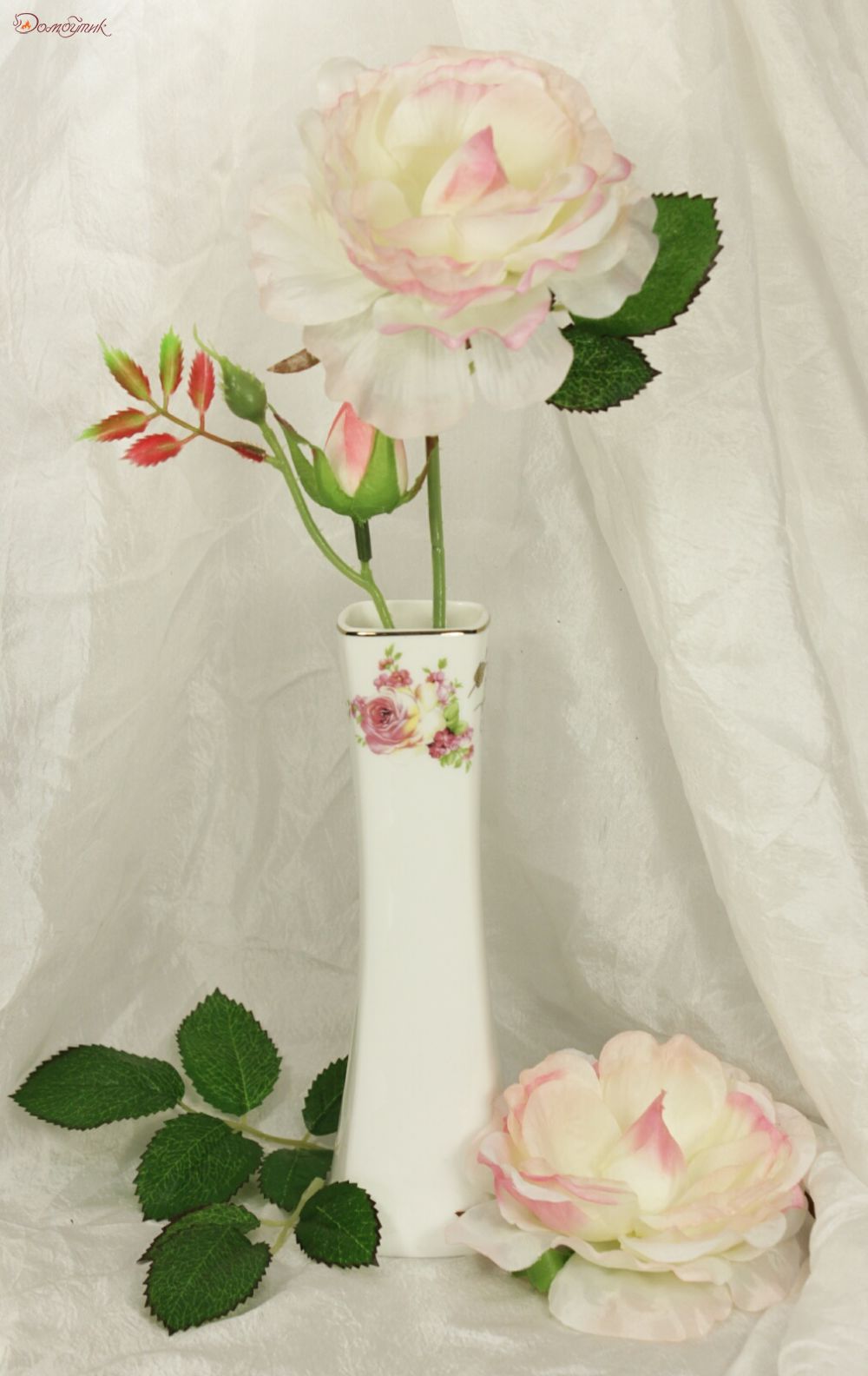 Ваза "Розы" 16,5 см - фото 3