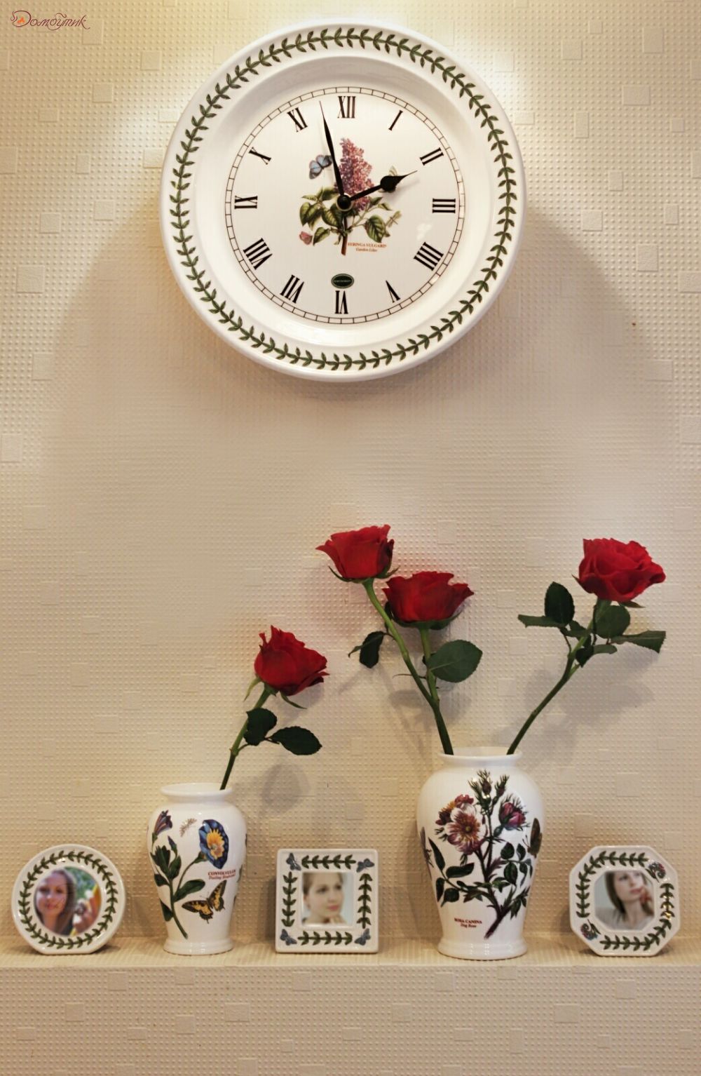 Часы настенные "Botanic Garden Сирень" 26,5 см - фото 3