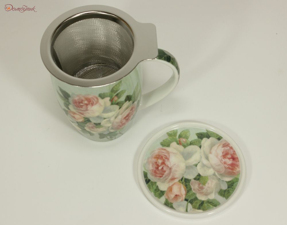 Кружка заварочная "Чайные розы" 360 мл - фото 6