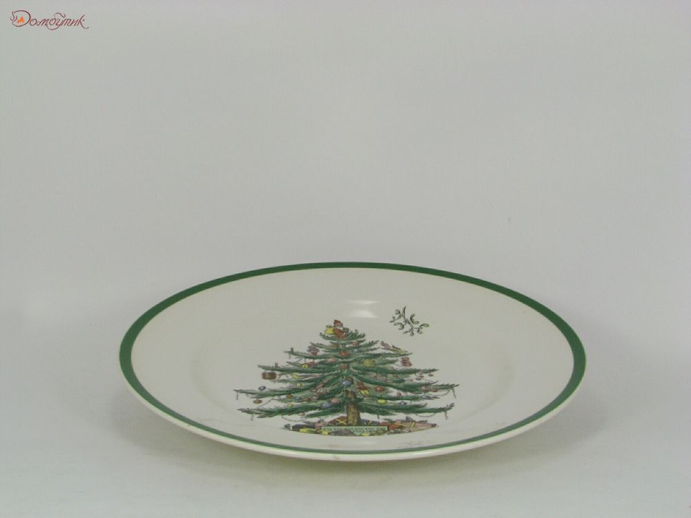Тарелка закусочная "Рождественская ель" 20 см - фото 2