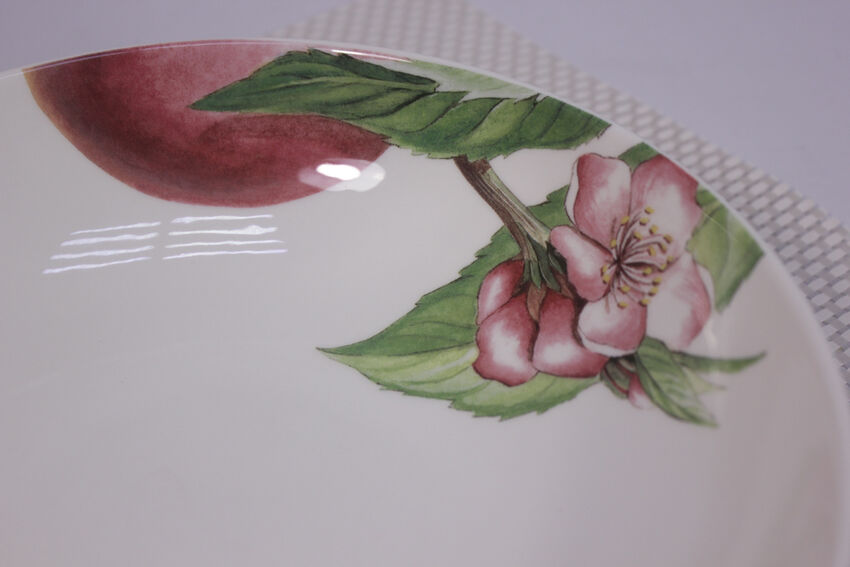 Салатник в ассортименте(ежевика, яблоко, персик, клубника) 22,5 см - фото 5