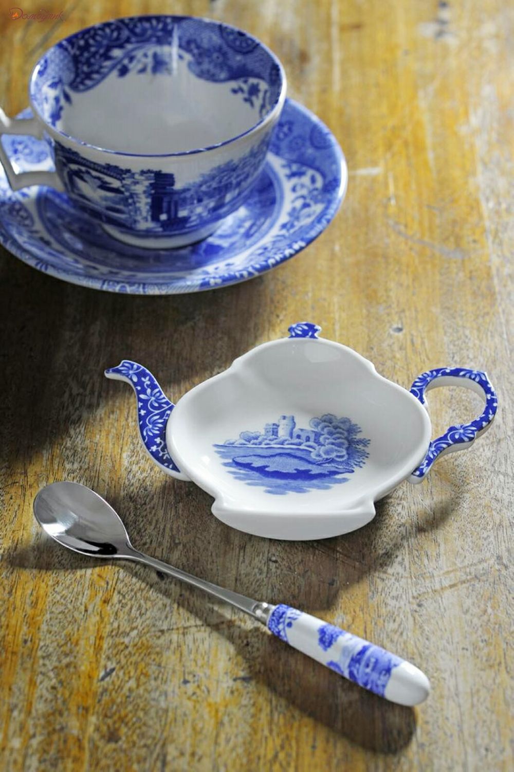 Чайный набор на одного "Голубая Италия" 450 мл - фото 2