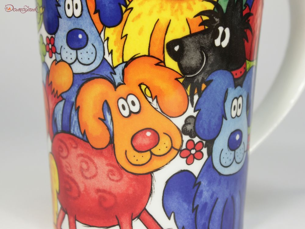 Кружка "Разноцветные собаки" 500 мл, DUNOON - фото 7