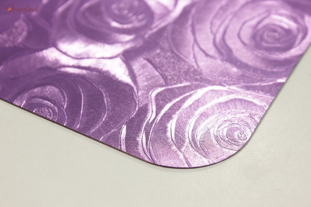 Сервировочная подставка "Роза фиолетовая" 39х29 см - фото 6