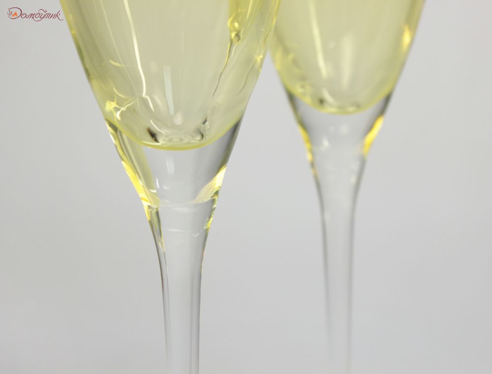 Бокалы для шампанского "Kate Colours" жёлтые, 220 мл, 2 шт. - фото 4