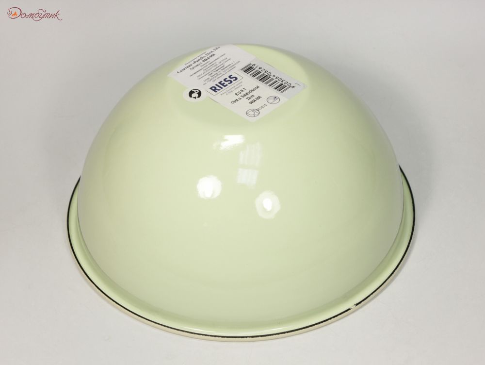 Салатник "Pastell" зелёный 23,5 см - фото 5