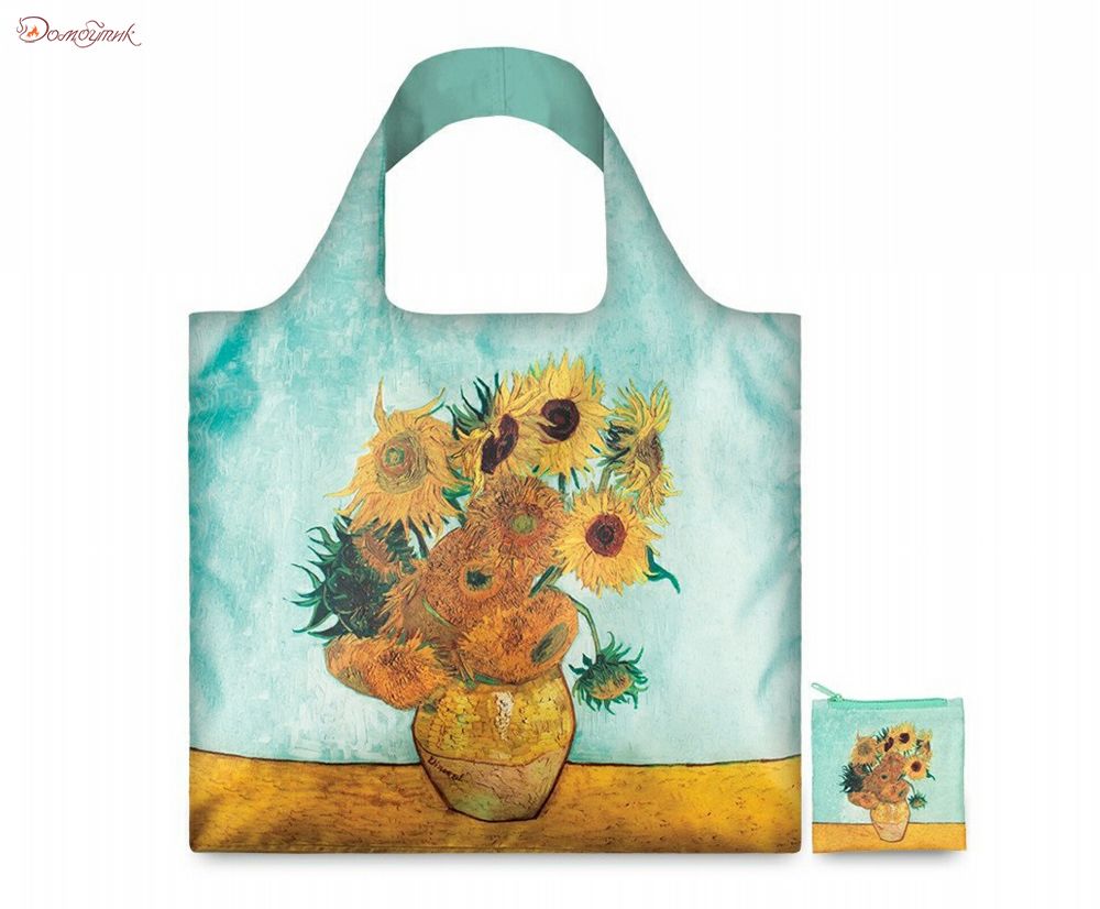 Сумка "Vincent Van Gogh. Vase with Sunflowers" - фото 2