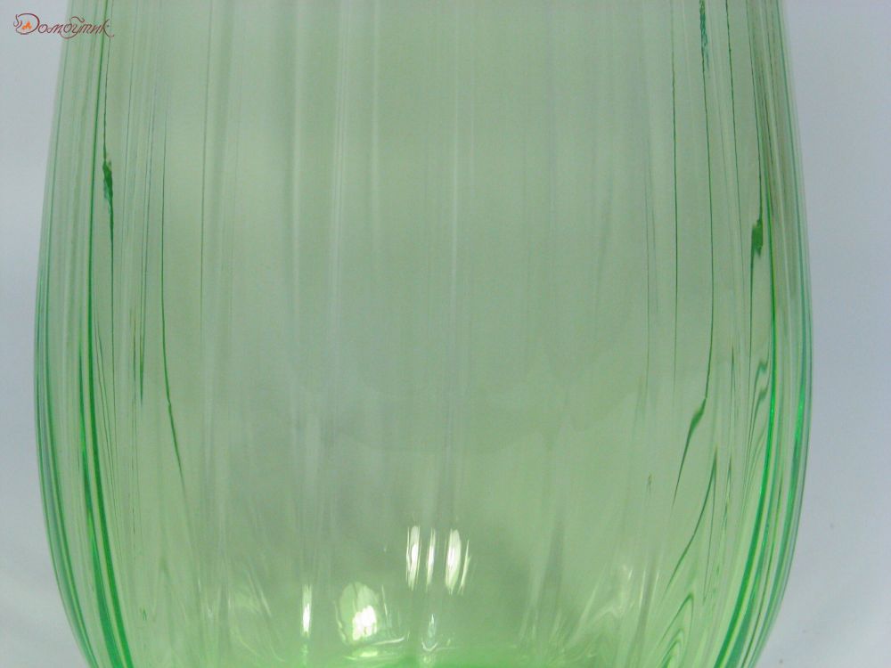 Ваза "Зеленая оптика" 24,5 см - фото 2