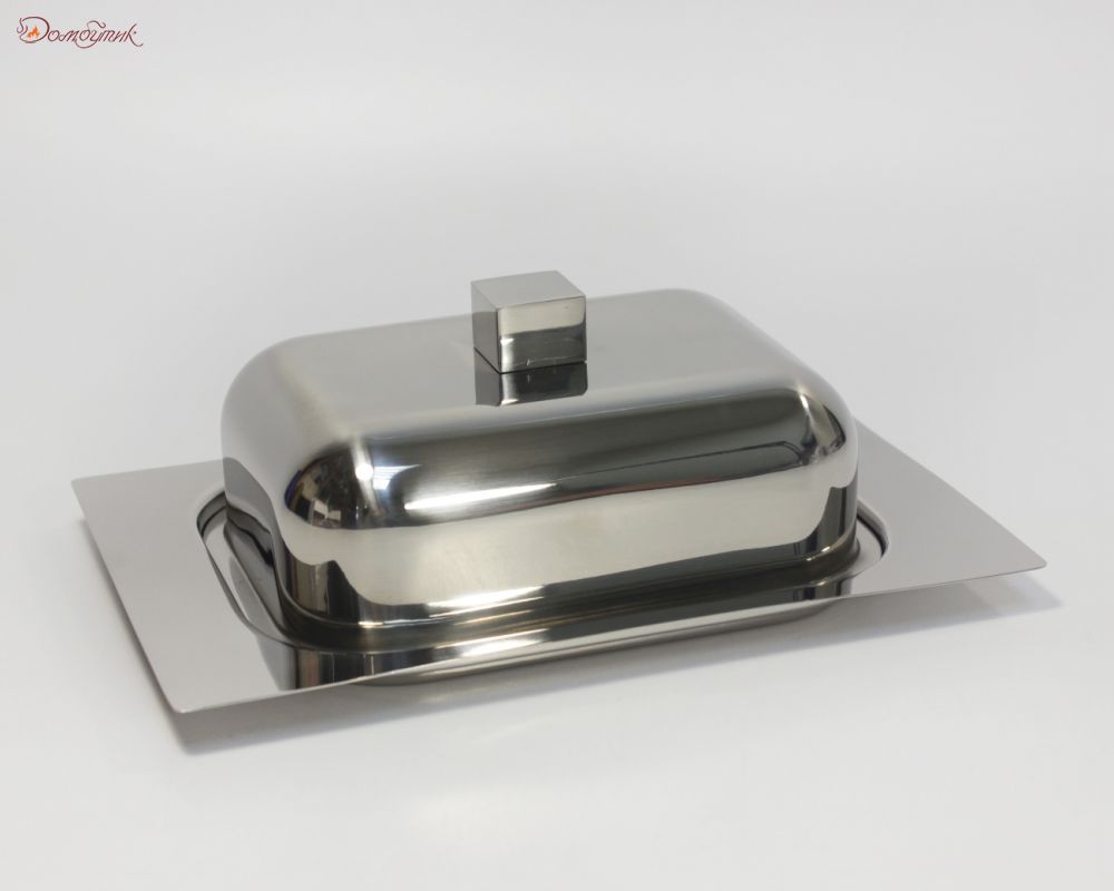 Масленка с металлической крышкой "Cubo" 18,5x12,5x7,5 см - фото 2