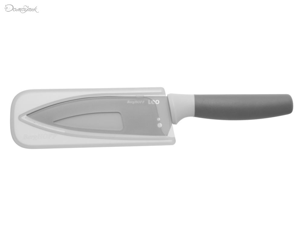 Поварской нож с отверстиями для очистки розмарина 14 см (серый) - фото 2