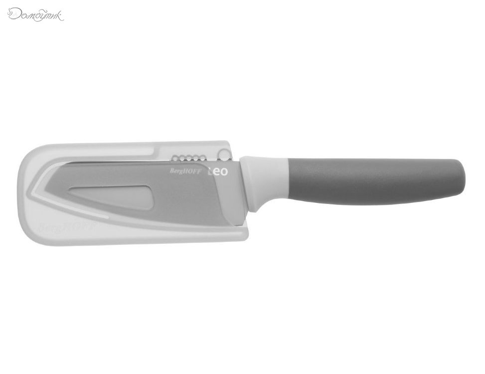 Нож для овощей и цедры 11 см (серый) - фото 2