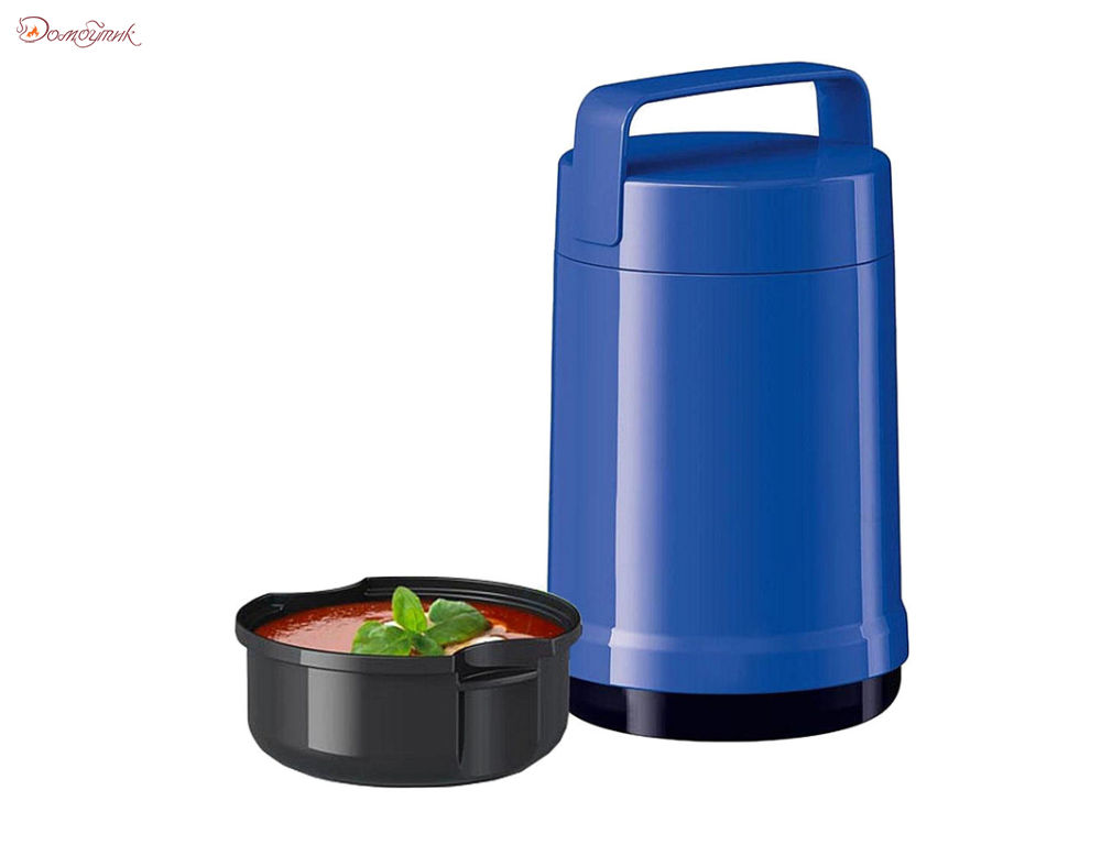 Термос ROCKET для еды(2 контейнера), 1.0л ,синий - фото 2
