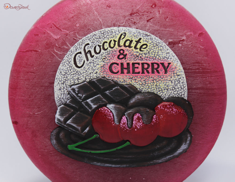 Свеча "Вишня в шоколаде", диск 13 см (Chocolate Cherry)  - фото 2