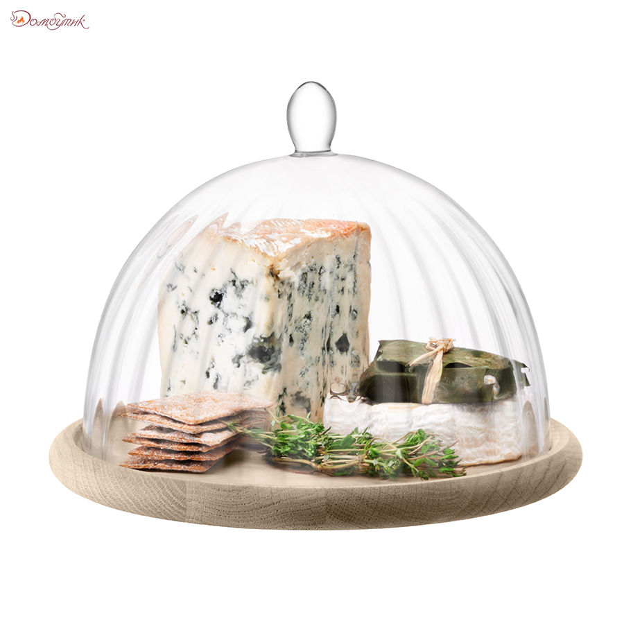 Блюдо со стеклянным куполом Aurelia D25 см - фото 3