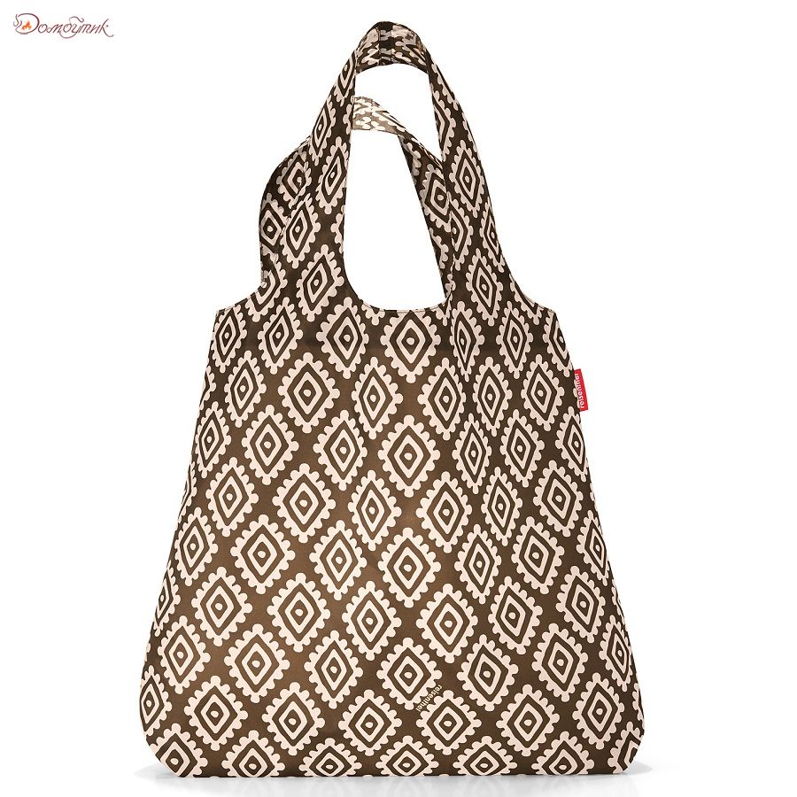 Сумка складная Mini maxi shopper diamonds mocha - фото 2