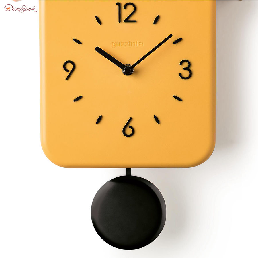 Часы с кукушкой QQ жёлтые - фото 4