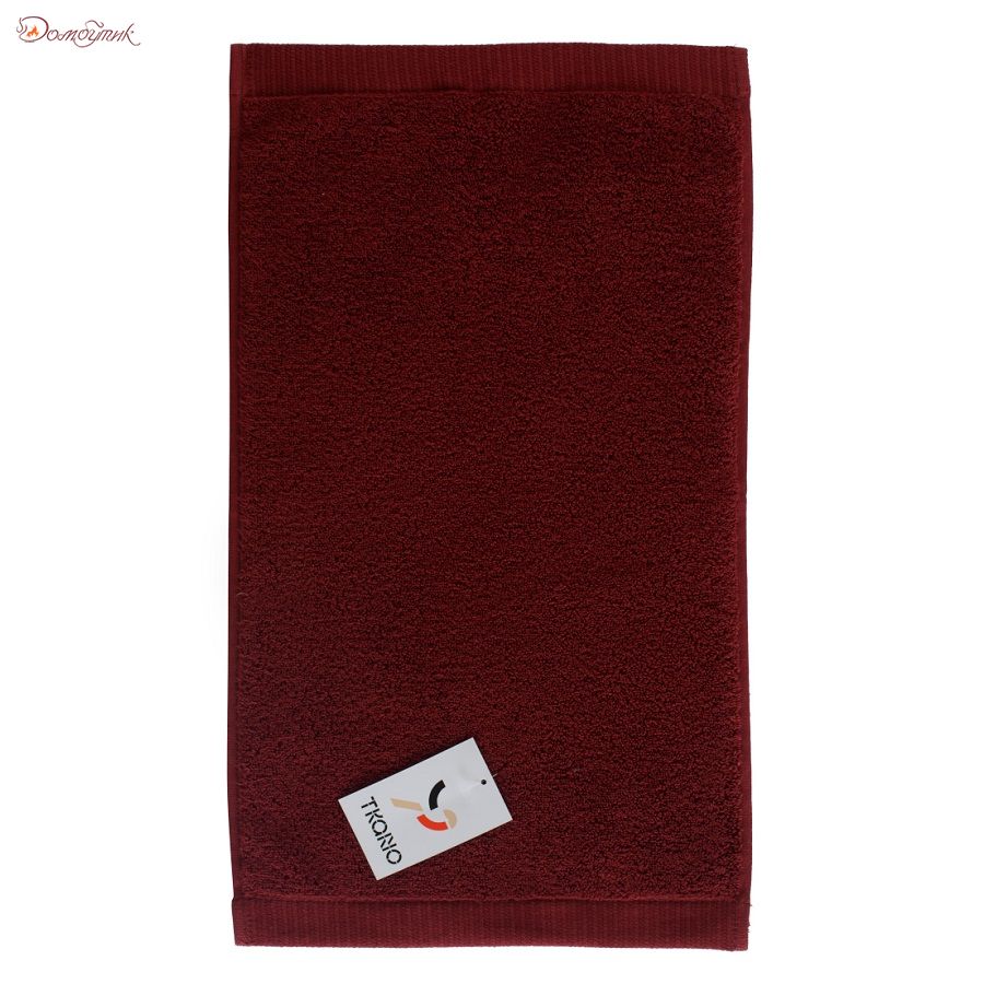 Полотенце для рук бордового цвета Essential, 50х90 см, Tkano - фото 4
