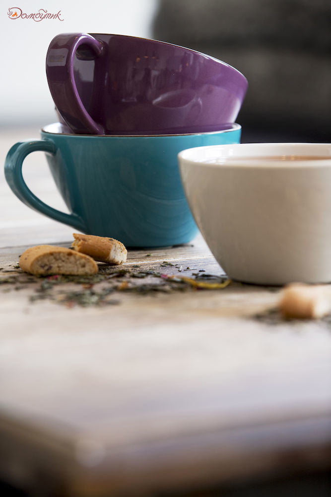 Чашка чайная «I love my tea» Cafe, фиолетовая, 700 мл, SagaForm  - фото 4