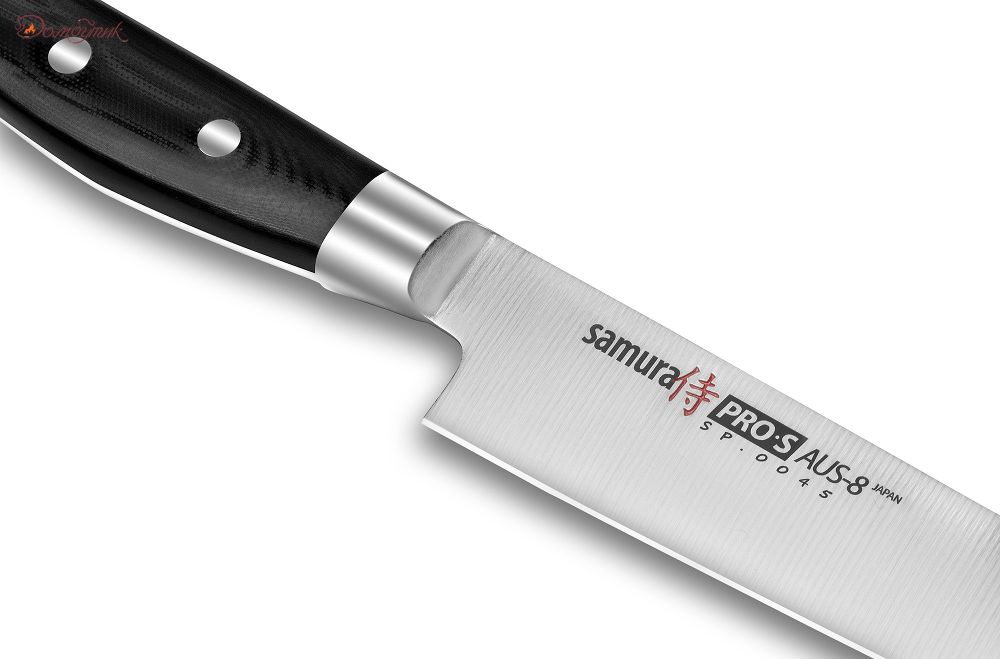 Нож кухонный "Samura Pro-S" для нарезки 200 мм, G-10 - фото 2