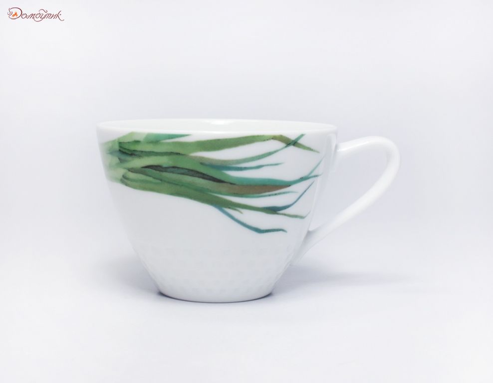 Чашка чайная с блюдцем Noritake "Овощной букет.Зелёный лук" 210мл - фото 4